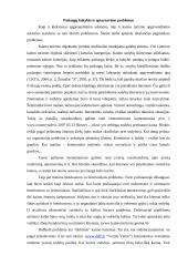 Kaimo turizmo versle iškylančios problemos 4 puslapis