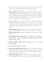 Kaimo turizmo organizavimas Klaipėdos rajone 7 puslapis