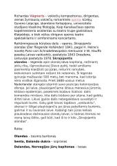 Richardas Wagneris „Skrajojantis Olandas“