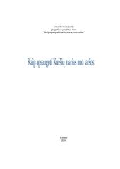 Kaip apsaugoti Kuršių marias nuo taršos