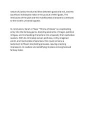 "Throne of Glass" book review 3 puslapis