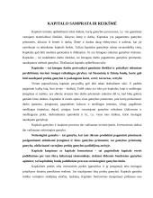 Kapitalas. Samprata ir reikšmė