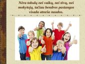 Vaikų ugdymas konkurencinėje visuomenėje 11 puslapis