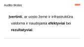 Klaipėdos jūrų uosto infrastruktūros valdymas.  Valstybinio audito ataskaita 3 puslapis