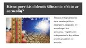 Oro taršos įtaka klimato kaitai 9 puslapis