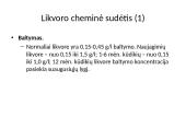 Bendrieji klinikiniai laboratoriniai tyrmai (likvoras) 11 puslapis