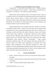 Audinių, organų, ląstelių transplantacija 2 puslapis