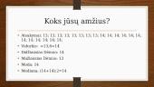 Matematikos statistikos projektas 11 puslapis