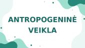 Antropogeninė veikla