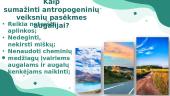 Antropogeninė veikla 6 puslapis