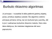 Rikiavimo algoritmai 13 puslapis