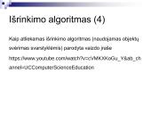 Rikiavimo algoritmai 8 puslapis