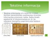 Informacijos rūšys. Veiksmai su informacija 9 puslapis