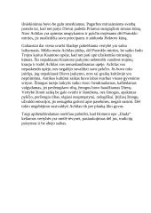 Kokios vertybės teigiamos Homero epe ,,Iliada“? 2 puslapis