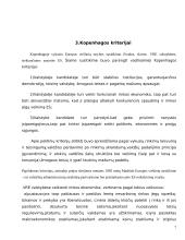 Kopenhagos pasitarimo reikšmė Europos Centrinio Banko (ECB) pinigų politikai 7 puslapis