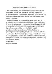 Dalykinis laiškas gyvūnų prieglaudai