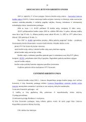 Kredito unijų veikla Lietuvoje 10 puslapis