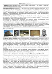Antikos literatūros lentelė