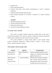 NSK „Siekis“ išorinės ir vidinės aplinkos veiksnių strateginė analizė 6 puslapis