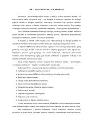 Krizių intervencijos teorija