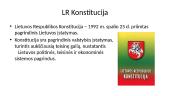 LR Konstitucija. Piliečių ekonominės socialinės darbo ir politinės teisės, ir laisvės 3 puslapis
