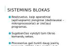 Sisteminis blokas (skaidrės) 3 puslapis