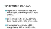 Sisteminis blokas (skaidrės) 4 puslapis