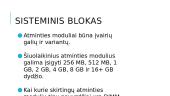 Sisteminis blokas (skaidrės) 9 puslapis