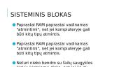 Sisteminis blokas (skaidrės) 10 puslapis
