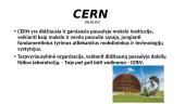 CERN veikla