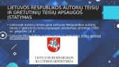 Autorių teisės ir programinė įranga (skaidrės) 5 puslapis