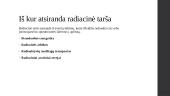 Radiacinė tarša ir apsisaugojimo nuo jos būdai 8 puslapis