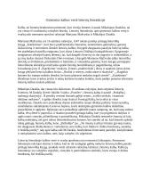 Gimtosios kalbos vertė lietuvių literatūroje