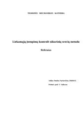 Liekamųjų įtempimų kontrolė sūkurinių srovių metodu