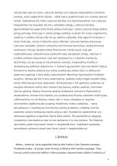 Lietuvos bankų sistema ir jos reikšmė ekonomikai 3 puslapis