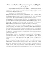 Tyrimo metodologijos ir tyrimo dizaino pagrindimas. Informacinių sistemų audito taikymo efektyvumas