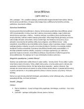 J. Biliūnas. Autoriaus kontekstas ir svarbiausios novelės