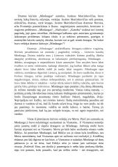 Justino Marcinkevičiaus „Mindaugas“ veikėjų paveikslai