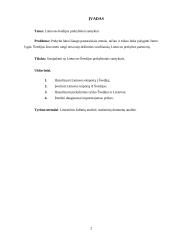 Lietuvos ir Švedijos bendradarbiavimas 2 puslapis