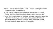 Maironis. Biografija ir kūryba (skaidrės) 2 puslapis