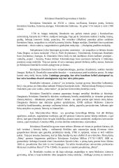 Kristijono Donelaičio gyvenimas ir kūryba (konspektas)