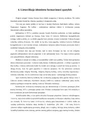 Lietuvos kultūrinis identitetas bei istorija Europos kontekste 8 puslapis