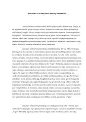 Skriaudos ir kaltės tema lietuvių literatūroje (kalbėjimas)