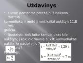 Laisvasis kūnų kritimas (skaidrės) 11 puslapis