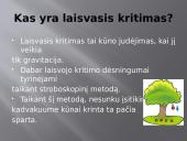 Laisvasis kūnų kritimas (skaidrės) 2 puslapis