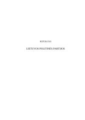 Lietuvos politinės partijos 1 puslapis