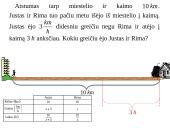 Tekstiniai judėjimo uždaviniai 11 puslapis