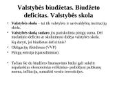 Valstybės vaidmuo rinkos ekonomikoje (skaidrės) 9 puslapis