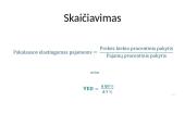 Paklausos elastingumas kainai (PED) 16 puslapis