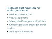 Paklausos elastingumas kainai (PED) 4 puslapis